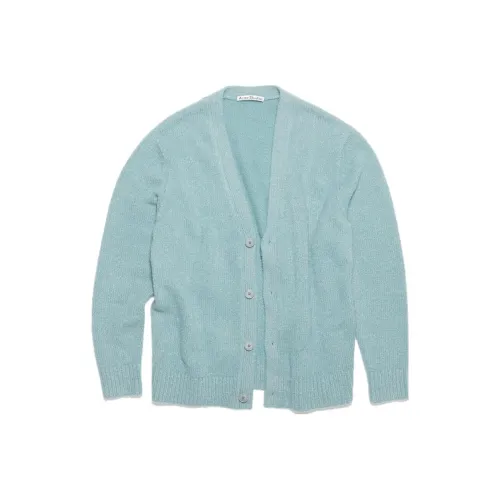 ACNE STUDIOS Минеральный Синий Мужской Трикотаж