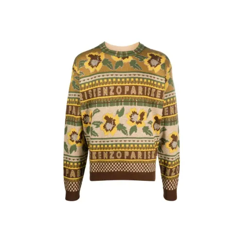 KENZO Коричневые Мужские Свитера