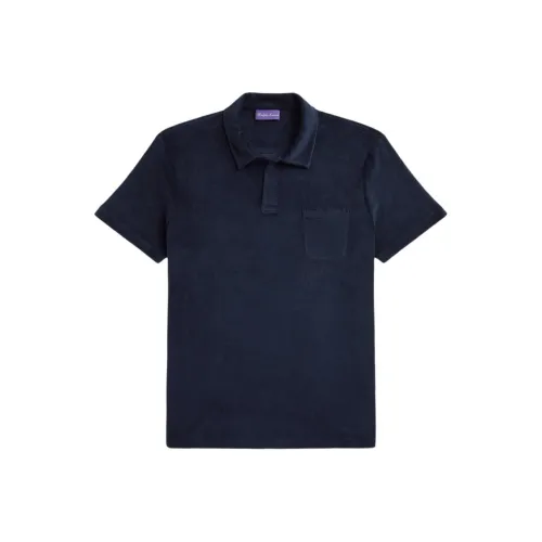 Ralph Lauren Purple Label Темно-синий Мужское Поло