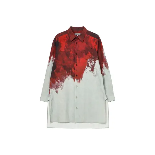 Yohji Yamamoto Экрю Мужские Рубашки