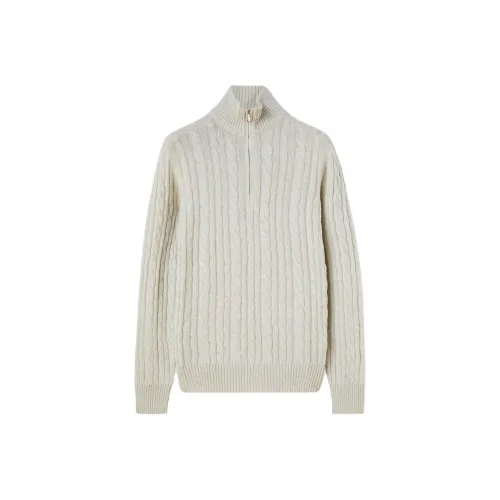 Loro Piana Белый Мужской Кашемировые Свитера