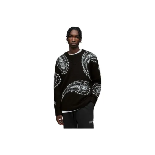 ALLSAINTS Мужские черные свитеры