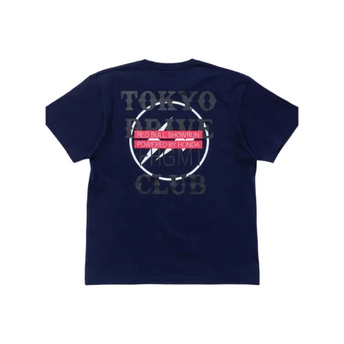 Fragment Design x Red Bull x HONDA x TokyoDrive SS25 T-Shirt Unisex Темно-синий