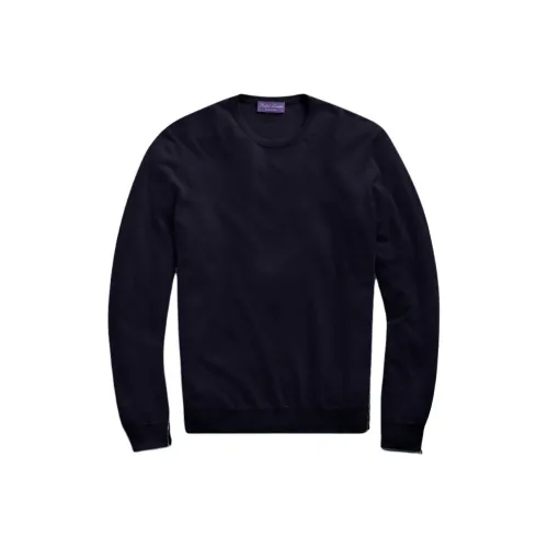 Ralph Lauren Purple Label Кашемировый свитер мужской морской синий