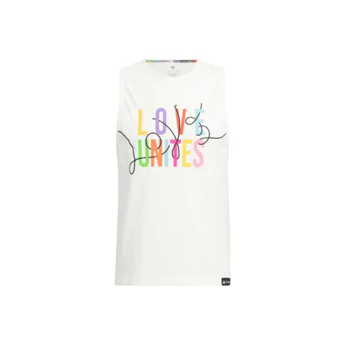 Adidas Белые Унисекс Майки