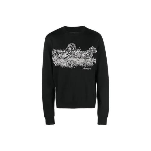 AMIRI Мужские черные свитеры