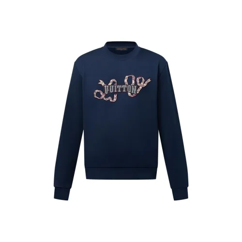 LOUIS VUITTON SS25 Толстовка Мужской Темно-синий