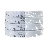 Кляксы чернил, белый, светоотражающий - правая сторона для светоотражающего (2 шт)