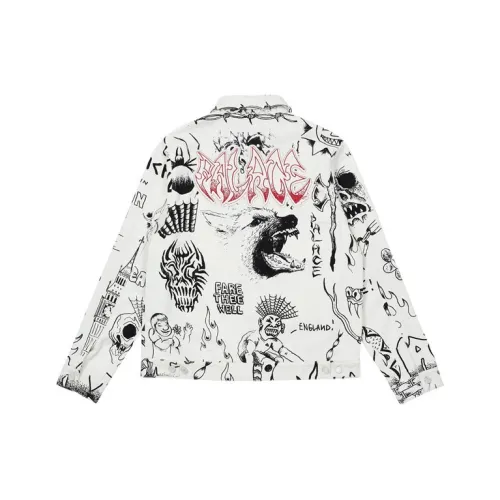 Дворцовый белый унисекс куртки