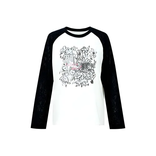 Valeria Obbaco T-Shirt Унисекс Черный Белый