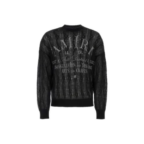 AMIRI Мужские черные свитеры