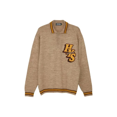 HYSTERIC GLAMOUR совместный бренд Светло-янтарный Мужские Свитера