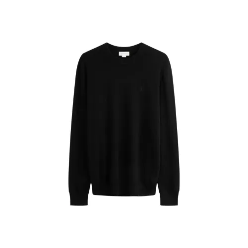 Calvin Klein BEH Космический Черный Мужской Кашемировый Свитер