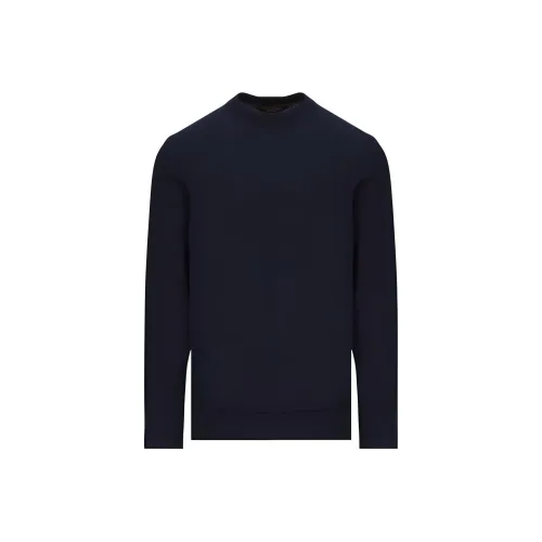Loro Piana Темно-синие мужские свитеры