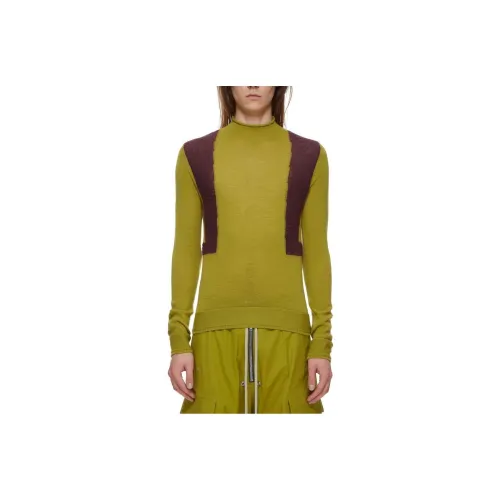 RICK OWENS совместный бренд Зеленый Мужской Свитеры