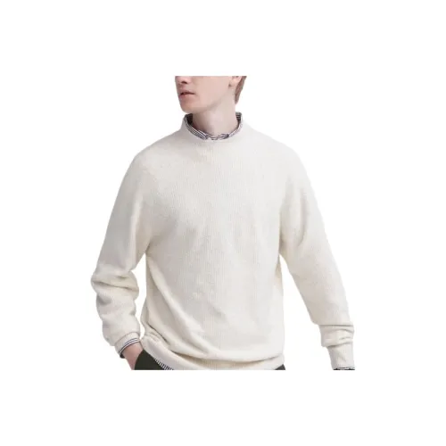 UNIQLO 01 Айвори Мужской Трикотаж