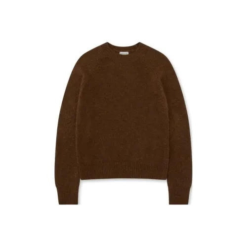 DRIES VAN NOTEN Коричневый Мужской Свитера