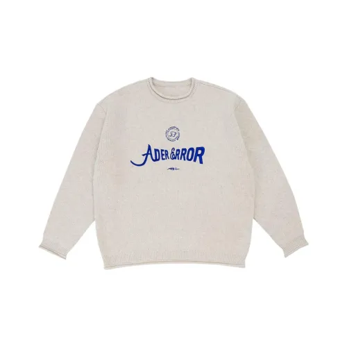ADER ERROR Слоновая кость Унисекс Свитеры