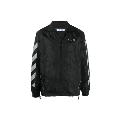 Off Белый SS21 Куртки и Пальто Мужской Черный