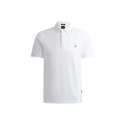Hugo Boss Белая Мужская Поло