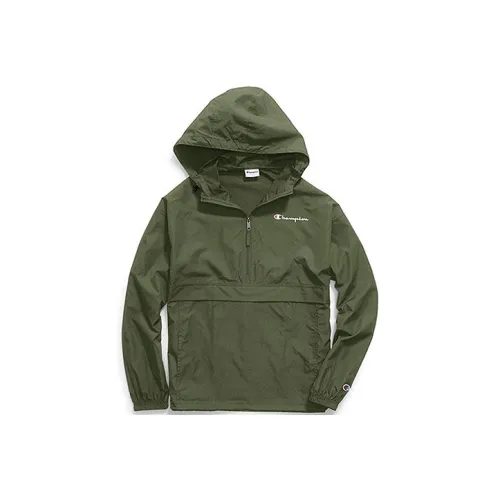 Champion Куртка Американская версия Унисекс Армейский зеленый