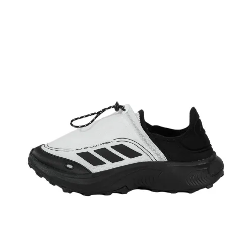 Adidas FC WALKER Slip Resistant Abrasion Resistant Низкий Топ Casual Унисекс Черный Белый