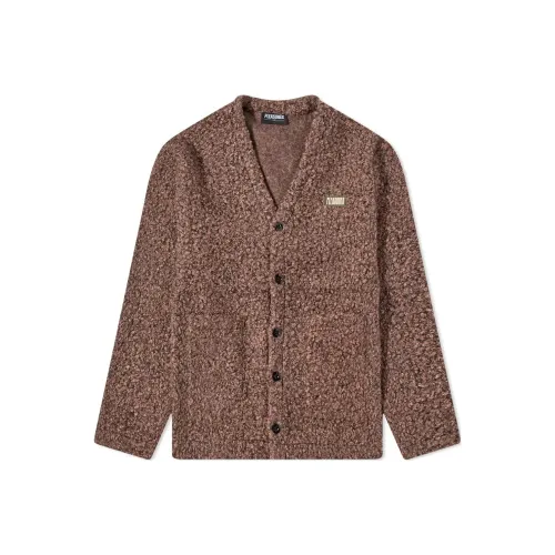 PLEASURES совместный бренд Коричневый Мужской Трикотаж