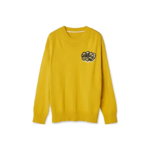Sacai Желтые Мужские Свитера