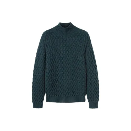 Loro Piana Arctic Зеленый Цвет Мужские Кашемировые Свитера