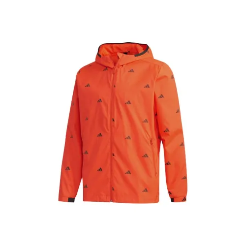 Adidas Red Fluorescent Men's Jackets