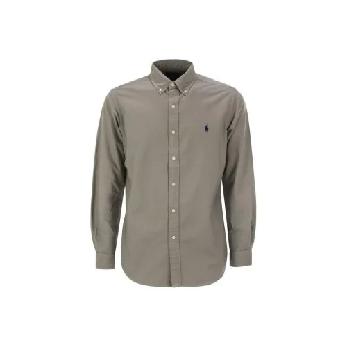 Polo Ralph Lauren Рубашка Мужская Серого цвета