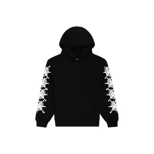 Sp5der Черные Мужские Свитшоты