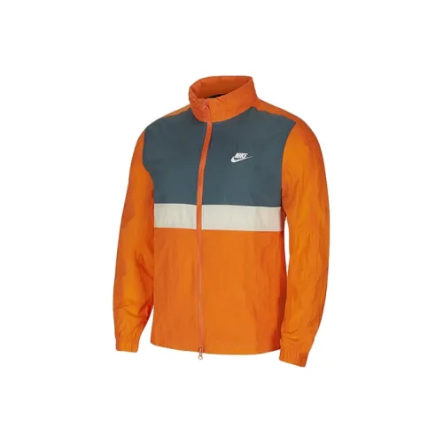 Nike Электрический Оранжевый Мужские Куртки