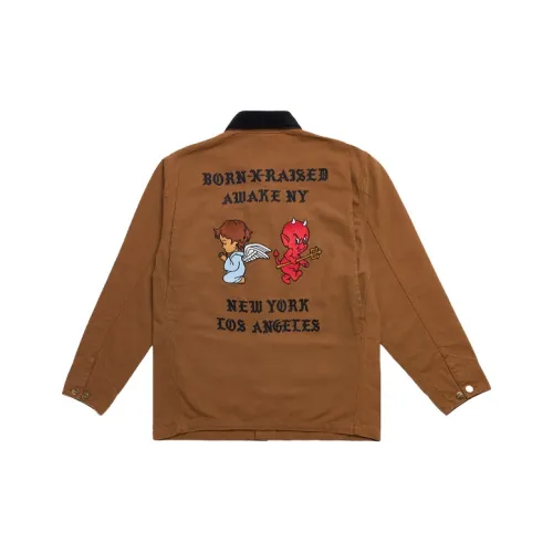 Carhartt WIP Awake Ny X Bornxraised Tripartite Collection Коричневый Мужской Куртки