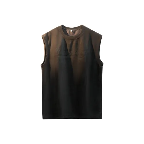 BOBBY ABLEY Универсальный Свободный крой Прямой крой Буква Влагоотводящий материал Без рукавов Майка Унисекс