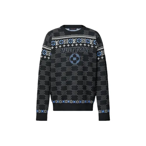 LOUIS VUITTON SKI Skiing Series FW24 Свитер Мужской Черный