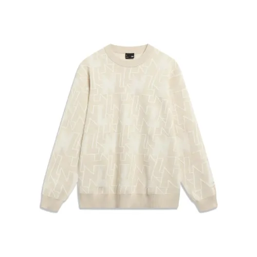 LINING Sports Trend Series Трикотаж Мужской Светлый Молочно-Коричневый