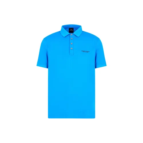 ARMANI EXCHANGEAE SS24 Поло Мужское Синее