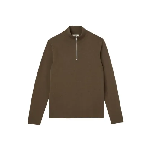 Sandro Khaki Мужской Трикотаж