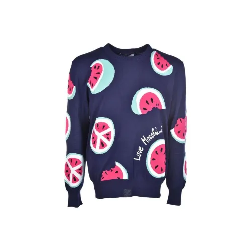 MOSCHINO Синие Мужские Свитера