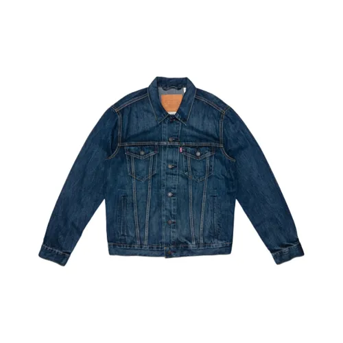 Levis Темно-синие мужские куртки