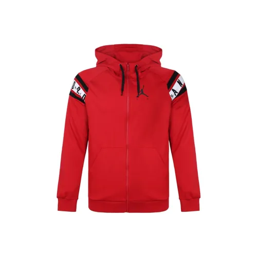 JORDAN Red Men's Jackets Джордан Красный Мужские Куртки