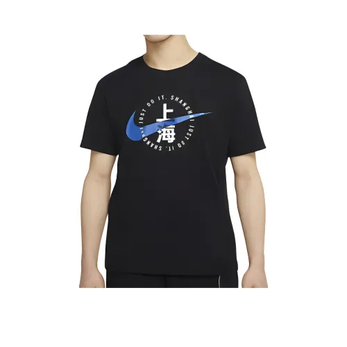 Nike Мужские черные футболки