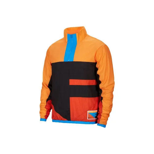 Nike Черный Оранжевый Мужские Куртки