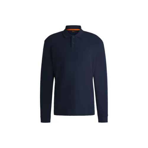 Hugo Boss Поло Мужское Морской Синий