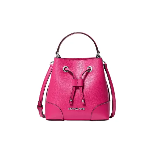 MICHAEL KORS Mercer Кожа Сумка-ведро Сумка через плечо Сумка Маленькая Женская Розовая Красная