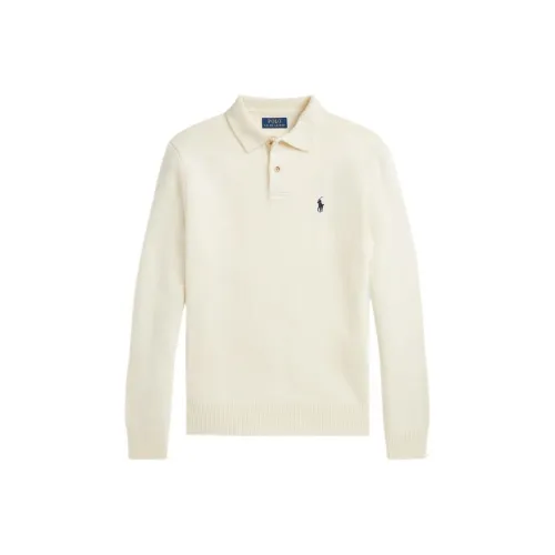 Polo Ralph Lauren FW24 Свитер Мужской Кремовый