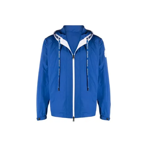 MONCLER Мужские синие куртки