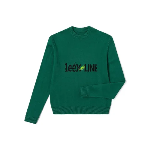 Lee Xline FW23 Свитер Мужской Зеленый