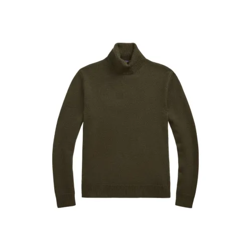Ralph Lauren Purple Label Кашемир Свитер Мужской Оливково-зеленый
